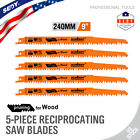 5pc Reciprocating Saw Blades Set 9