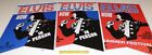 Elvis Lot of 3 '76 Vintage Style Colorful Banners Vegas Pennant Hilton Hotel