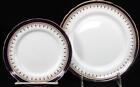 Aynsley Leighton Cobalt Scalloped Edge Bread and Butter Plate and Salad Plate