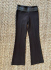 0 BCBG Maxazria Brown Chocolate Leather Corset Pants