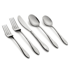 by Cambridge Cassis Mirror Forged Stainless Steel 20-piece Flatware Set (S