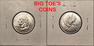 1999-D ROTATED ABOUT 100 DEGREES  REVERSE DELWARE QUARTER,  VERY BEAUTIFUL COIN