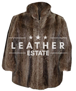 Genuine 100% Real Raccoon Fur Coat Unisex | All Sizes
