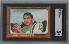 1966 Topps JOE NAMATH #96 EX SGC 5 New York Jets Great Investment TD89