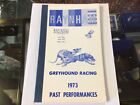 Raynham Dog Track Greyhound Racing 1973 Past Performances