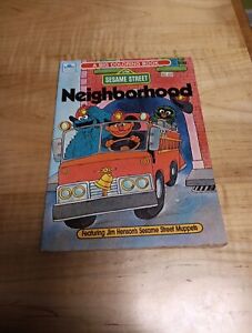 Sesame Street coloring book RARE UNUSED  Vintage 1979