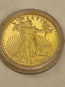 2021   1/4 oz  American Gold Eagle LIBERTY Coin Reproduction (Novelty)