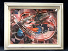 New ListingStan Jorgensen Abstract Composition Gouache Painting, Framed