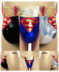 Men's Superman Bikini Thong Buy 1 or 3-Pack 3/Colors, Sizes S-L 28-40