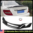 Fit For Mercedes Benz W204 C63 AMG 2008-2014 Trunk Spoiler Lip Carbon Fiber Look