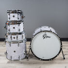 Gretsch USA Brooklyn Series 5-Piece Drum Kit w/ Snare, White Marine