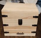 Pine Tea-Spice-Coin-Sewing Storage Box/Chest w/ Drawer Divided Compartments