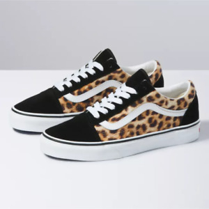 Vans - LEOPARD Old Skool Shoes (NEW) Womens Size 5-11 ANIMAL PRINT : Waffle Sole