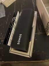 New ListingBlack Sonos Roam Portable Speaker Black With box