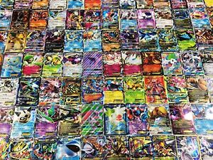 100 Pokemon Cards Lot With Holofoils and Ultra Rare (VMAX, GX, EX, VSTAR or V)