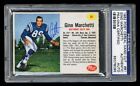 1962 POST CEREAL #81 GINO MARCHETTI PSA AUTOGRAPHED SIGNED VINTAGE AUTO HQ CARD