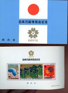 New ListingJapan-1970 souvenir sheet-Expo 70-( blue)