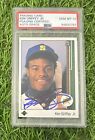Ken Griffey Jr. 1989 Upper Deck #1 Signed Star Rookie Baseball Card PSA / DNA 10