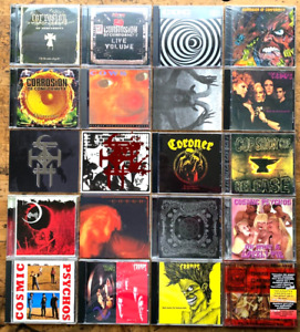 240 Punk/Metal/Rock CDs - Alice Cooper, The Cramps, The Cows, Deftones, Tombs &