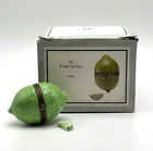 PHB Porcelain Hinged Box Lime With Lime Slice Trinket Midwest 26939 ~ New