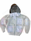 Beekeeping Three layer Mesh Ventilated Jacket With fencing Veil (Free Gloves)