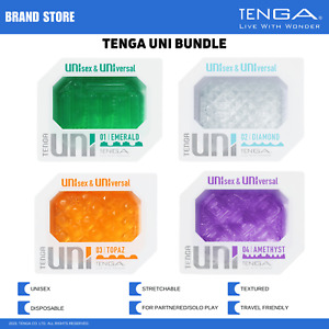 TENGA Uni Disposable All Gender Masturbator/Stroker/ Clit Stimulation Set NWT