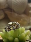 Golden Infinity Knot, Diamond Silver Ring Jewelry, Forever, Hipster, Fashion
