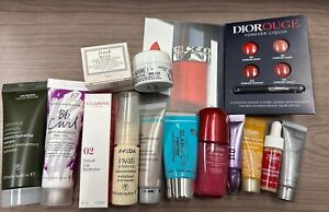 Lot of 14 Deluxe / Travel Size (Hair, Skin Care, Makeup, Beauty Product Samples)