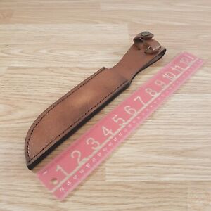 Brown Leather Sheath For Your Fixed-Blade Knife Made To Fit Up To 7-Inch Blade