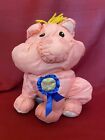 1993 Fisher Price Barnyard Puffalumps Pink Pig Puffalump #8096 Rare HTF