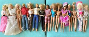 New ListingVintage 1980s 1990s Barbie & Ken Lot 15 Dolls As Found