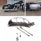 Motorcycle Rear Fender Plate With Bracket For Honda SHADOW 400 750 Silver