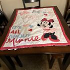 Disney Baby/Lambs & Ivy Minnie Mouse Crib Blanket Approx 32” x 42”- Reversible