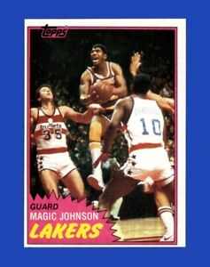 1981-82 Topps Set-Break # 21 Magic Johnson EX-EXMINT *GMCARDS*