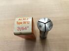 SCHAUBLIN 70 SWISS WATCHMAKERS LATHE W12 COLLET  SIZE 3/64” NEW / UNUSED