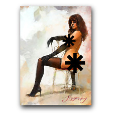 Nina Daniele #3 Art Card Limited 2/50 Edward Vela Signed (Censored)