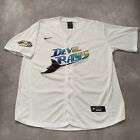 Nike Tampa Bay Devil Rays 25 Year Anniversary Jersey Size 48 Throwback Baseball