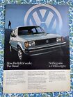 Vintage 1981 Volkswagen Rabbit Diesel Print Ad