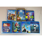 Disney Pixar Lot of 7 Blu Ray Movies Animated Live Action Kid Family Friendly