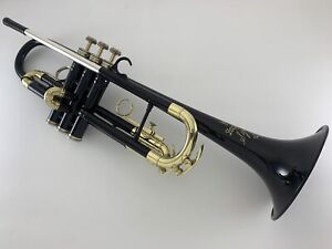 Trumpet KING Super 20 Symphony Dual Bore Custom Black Trumpet with Original Case