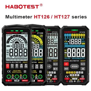 HABOTEST HT126 HT127 Series Digital Multimeter AC Voltmeter Tester Smart Meter