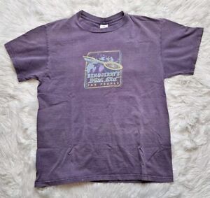 Vintage 90s Ben & Jerry’s Phish Food Graphic T-Shirt Men’s LG Purple Distressed