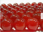 A8mm Natural Red Ruby Round Carnelian Gemstone Jade Loose Beads 15'