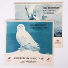Two Winchester Calendars Game Bird Waterfowl Van Buskirk Pottstown 1981 1982