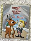 Little Golden Book Rudolph the Red-Nosed Reindeer Oh, Nose! 2001 First Edition
