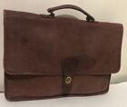 Coach Letter Brief Messenger bag Briefcase made in NYC 8543