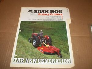 PY105) Bush Hog Sales Brochure 4 Pages - 250 Series Rotary Cutters