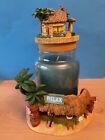 Yankee Candle Tropical Birds Island Paradise Palm Trees Jar Candle Holder Topper