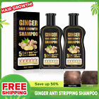2Pcs Anti Hair Loss Shampoo Ginger Fast Hair Growth Nourishing Shampoo Repairing