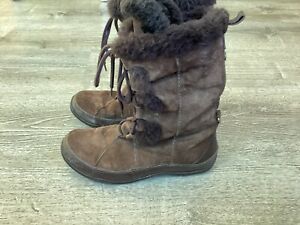 The North Face Womens Size 9 620179 Brown Primaloft Waterproof Winter Snow Boots